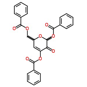 (2r-反式)-(9ci)-2,4-雙(苯甲?；趸?-6-[(苯甲?；趸?甲基]-2H-吡喃-3(6h)-酮結(jié)構(gòu)式_52080-38-3結(jié)構(gòu)式