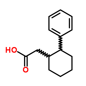 2-(2-Phenylcyclohexyl)acetic acid Structure,52092-27-0Structure