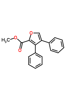 Methyl-3,4-diphenyl-2-furoate Structure,52101-36-7Structure