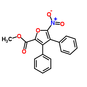 Methyl 5-nitro-3,4-diphenylfuran-2-carboxylate Structure,52101-39-0Structure