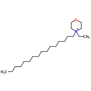 4-Ethyl-4-hexadecyl-1-oxa-4-azoniacyclohexane Structure,52132-57-7Structure