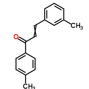 3-(3-Methylphenyl)-1-(4-methylphenyl)prop-2-en-1-one Structure,52182-33-9Structure