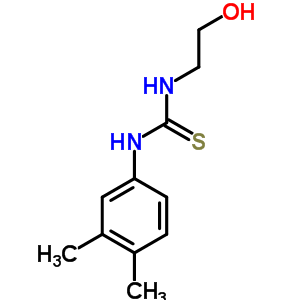 3-(3,4-Dimethylphenyl)-1-(2-hydroxyethyl)thiourea Structure,52266-72-5Structure