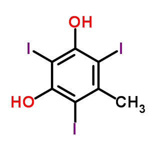 2,4,6-Triiodo-5-methylresorcinol Structure,52273-49-1Structure