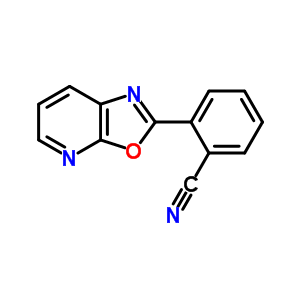 2-噁唑并[5,4-b]吡啶-2-基苯甲腈結(jié)構(gòu)式_52333-97-8結(jié)構(gòu)式