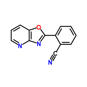 2-噁唑并[4,5-b]吡啶-2-基苯甲腈結(jié)構(gòu)式_52334-40-4結(jié)構(gòu)式