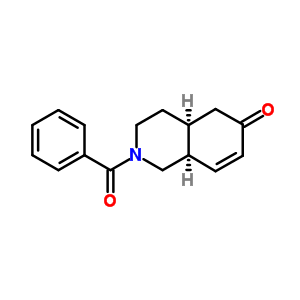 (4As,8as)-2-benzoyl-1,3,4,4a,5,8a-hexahydro-6(2h)-isoquinolinone Structure,52346-14-2Structure