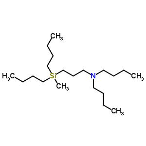 1-Butanamine,n-butyl-n-[3-(dibutylmethylsilyl)propyl]- Structure,52371-85-4Structure