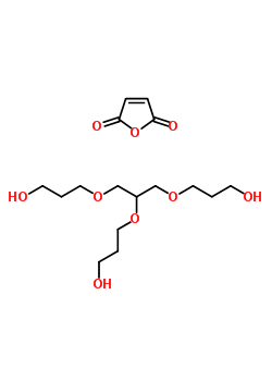 Polypropylene glycol glycerol triether, maleic anhydride polyester Structure,52408-85-2Structure