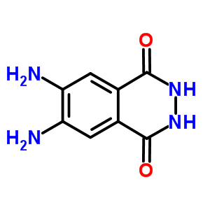 6,7-Diamino-2,3-dihydrophthalazine-1,4-dione Structure,52412-81-4Structure