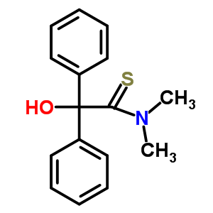 2-Hydroxy-n,n-dimethyl-2,2-diphenyl-ethanethioamide Structure,52417-36-4Structure