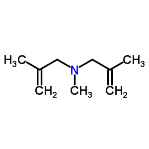 2-Propen-1-amine,n,2-dimethyl-n-(2-methyl-2-propen-1-yl)- Structure,52444-15-2Structure