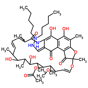 Rifamycin,3-[(dipentylhydrazono)methyl]- Structure,52474-39-2Structure