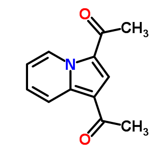 1-(1-Acetyl-indolizin-3-yl)-ethanone Structure,525-42-8Structure