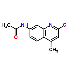 N-(2-chloro-4-methyl-quinolin-7-yl)acetamide Structure,52507-64-9Structure