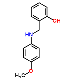 2-[(4-Methoxy-phenylamino)-methyl]-phenol Structure,52537-88-9Structure