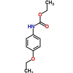 N-(4-乙氧基苯基)氨基甲酸乙酯結(jié)構(gòu)式_5255-65-2結(jié)構(gòu)式