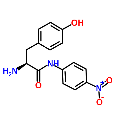 H-tyr-pna結(jié)構(gòu)式_52551-07-2結(jié)構(gòu)式