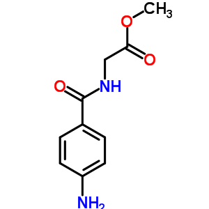 Methyl [(4-aminobenzoyl)amino]acetate hydrochloride Structure,5259-86-9Structure