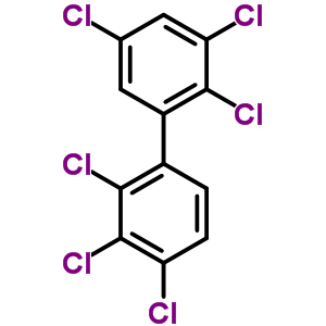 2,2’,3,3’,4,5’-Hexachlorobiphenyl Structure,52663-66-8Structure