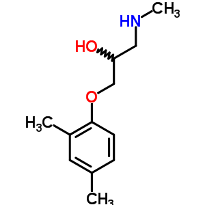 1-(2,4-Dimethylphenoxy)-3-methylamino-propan-2-ol Structure,5267-00-5Structure