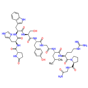 5-L-苯丙氨酸-促黃體激素-釋放因子(豬)乙酸鹽水合物結(jié)構(gòu)式_52699-48-6結(jié)構(gòu)式