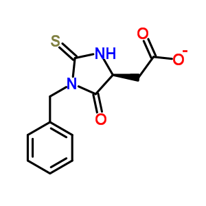 (1-Benzyl-5-oxo-2-thioxo-imidazolidin-4-yl)-acetic acid Structure,52730-34-4Structure