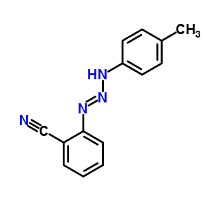 2-[(4-Methylphenyl)amino]diazenylbenzonitrile Structure,52744-98-6Structure