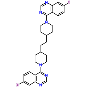 7-Chloro-4-[4-[2-[1-(7-chloroquinazolin-4-yl)-4-piperidyl]ethyl]-1-piperidyl]quinazoline Structure,52791-50-1Structure