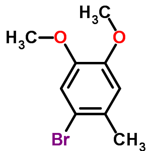 1-Bromo-4,5-dimethoxy-2-methylbenzene Structure,52806-46-9Structure