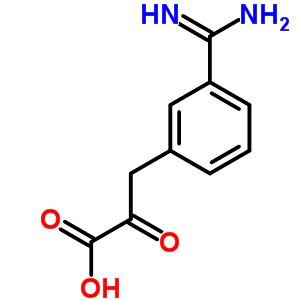 3-Amidinophenylpyruvic acid Structure,52820-78-7Structure