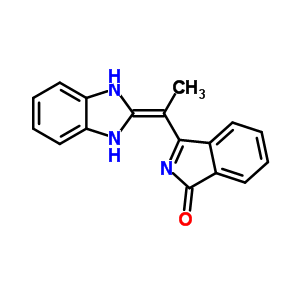 3-[1-(1,3-Dihydrobenzoimidazol-2-ylidene)ethyl]isoindol-1-one Structure,52821-75-7Structure