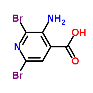 3-Amino-2,6-dibromoisonicotinic acid Structure,52834-10-3Structure