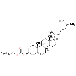 Carbonic acid allyl 3beta-cholesteryl ester Structure,52884-84-1Structure