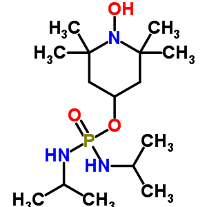 N-[(1-hydroxy-2,2,6,6-tetramethyl-4-piperidyl)oxy-(propan-2-ylamino)phosphoryl]propan-2-amine Structure,52886-26-7Structure