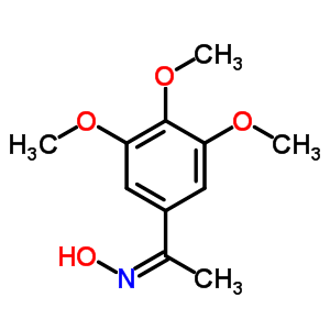 3’,4’,5’-Trimethoxyacetophenone oxime Structure,52888-42-3Structure