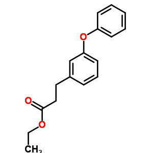 3-(3-Phenoxy-phenyl)-propionic acid ethyl ester Structure,52888-69-4Structure