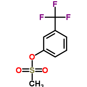 Phenol,3-(trifluoromethyl)-, 1-methanesulfonate Structure,52904-17-3Structure