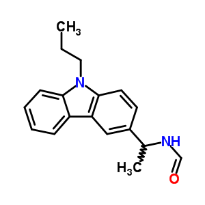 N-[1-(9-propyl-9h-carbazol-3-yl)ethyl ]formamide Structure,52916-25-3Structure