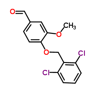 4-[(2,6-Dichlorobenzyl)oxy]-3-methoxybenzaldehyde Structure,529513-66-4Structure