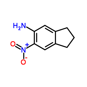 5-Amino-6-nitro-indane Structure,52957-66-1Structure