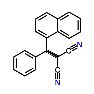 Propanedinitrile,2-(1-naphthalenylphenylmethyl)- Structure,52962-65-9Structure