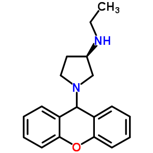 (3R)-n-ethyl-1-(9h-xanthen-9-yl)-3-pyrrolidinamine Structure,52963-48-1Structure