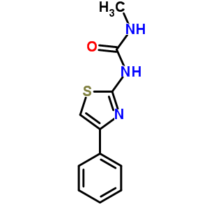 1-Methyl-3-(4-phenylthiazol-2-yl)urea Structure,52968-02-2Structure