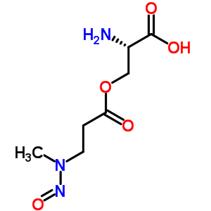 O-(n-nitroso-n-methyl-beta-alanyl)-l-serine Structure,52977-61-4Structure