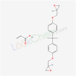 2-Propenoic acid polymer with 2,2,-[(1-methylethylidene)bis(4,1-phenyleneoxymethylene)]bis(oxirane) Structure,52985-33-8Structure