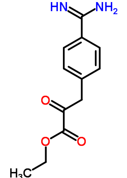 4-脒基苯基丙酮酸乙酯結(jié)構(gòu)式_53032-95-4結(jié)構(gòu)式