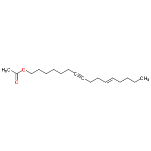 (E)-11-十六碳烯-7-炔-1-醇乙酸酯結(jié)構(gòu)式_53042-78-7結(jié)構(gòu)式