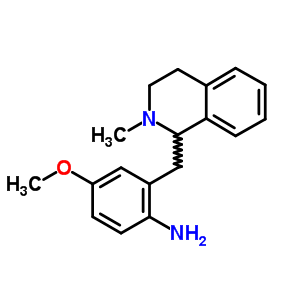 4-Methoxy-2-[(2-methyl-3,4-dihydro-1h-isoquinolin-1-yl)methyl]aniline Structure,53055-03-1Structure