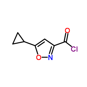 5-Cyclopropylisoxazole-3-carbonyl chloride Structure,53064-58-7Structure